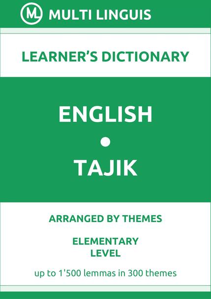English-Tajik (Theme-Arranged Learners Dictionary, Level A1) - Please scroll the page down!
